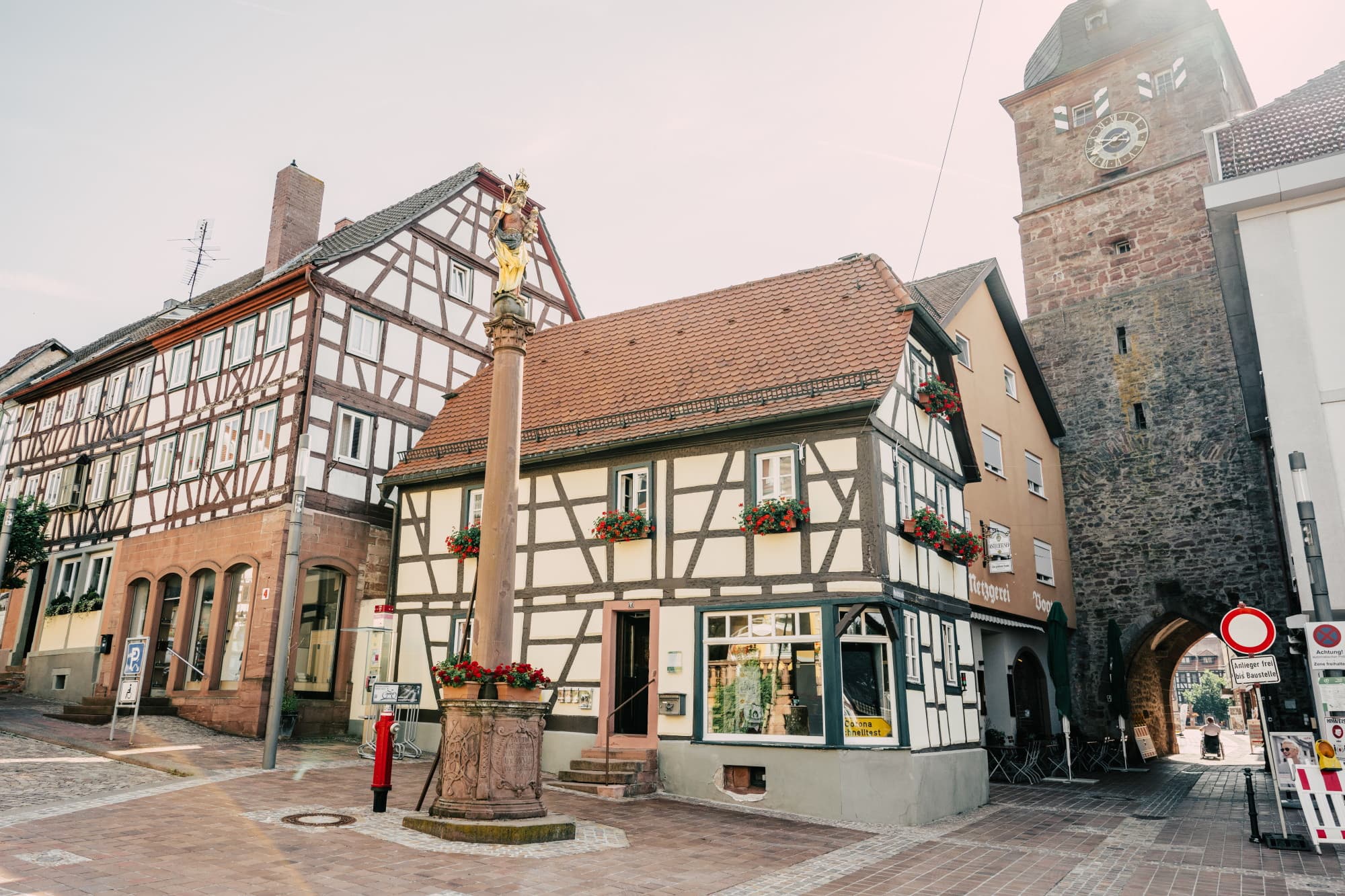 Platz am Bild in Buchen / Odenwald