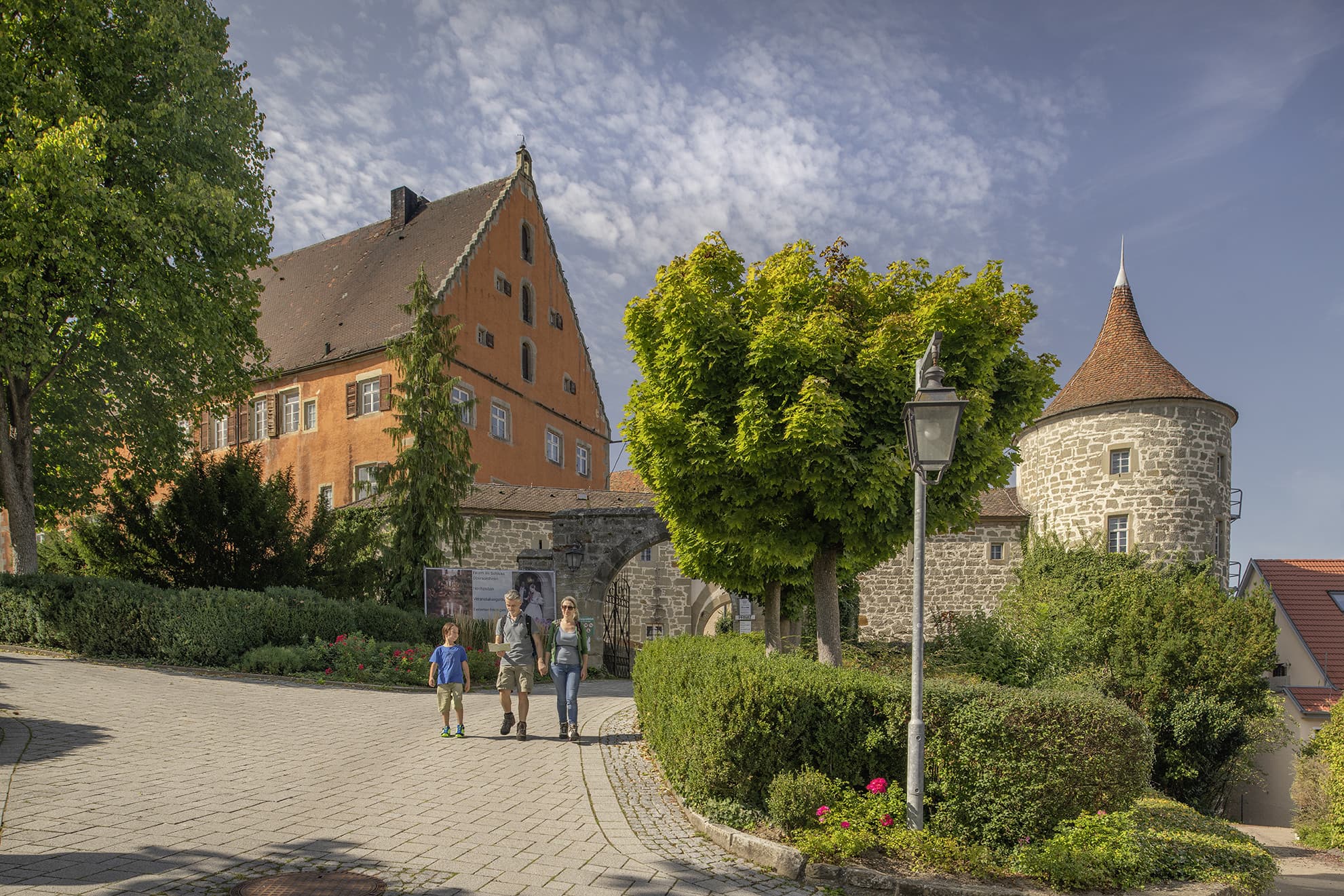 Zugang zum Obersontheim Schloss