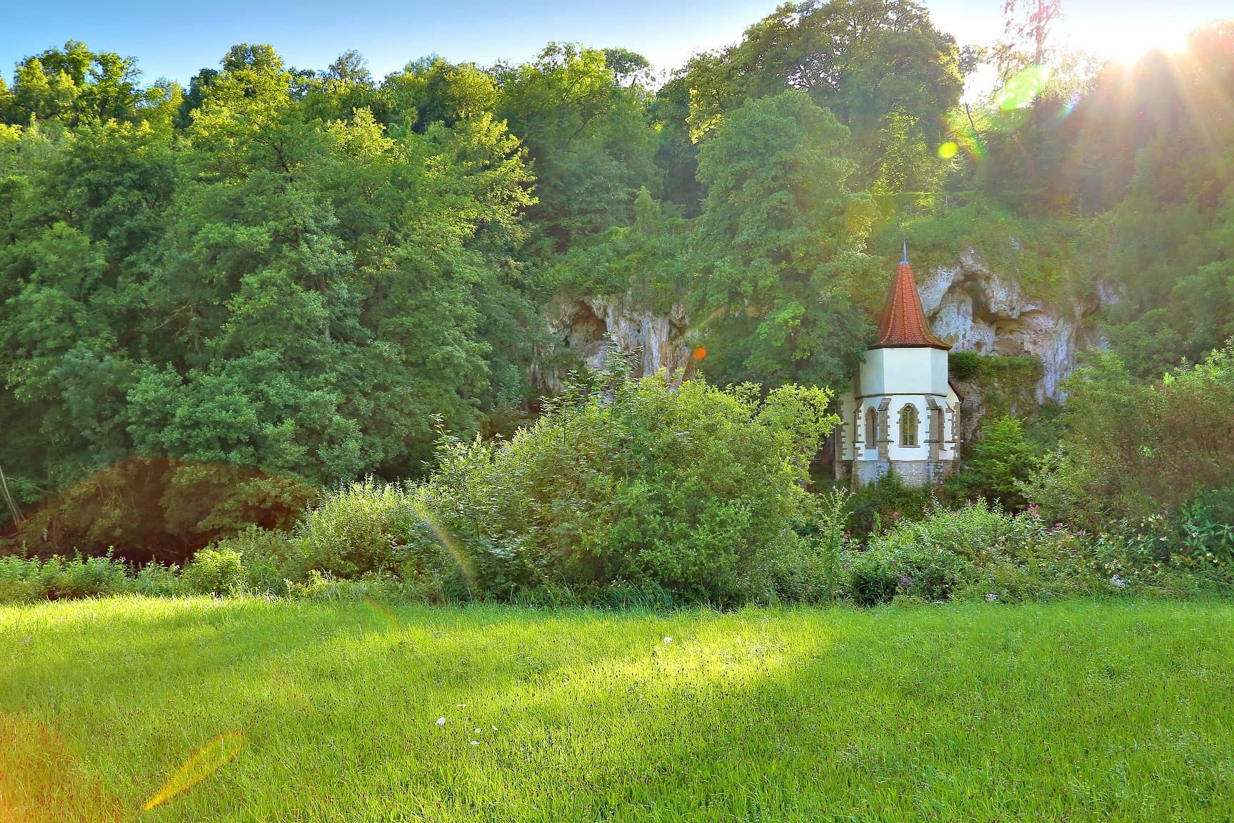 Sagenumwobene Wallfahrtskapelle St. Wendel zum Stein, Dörzbach