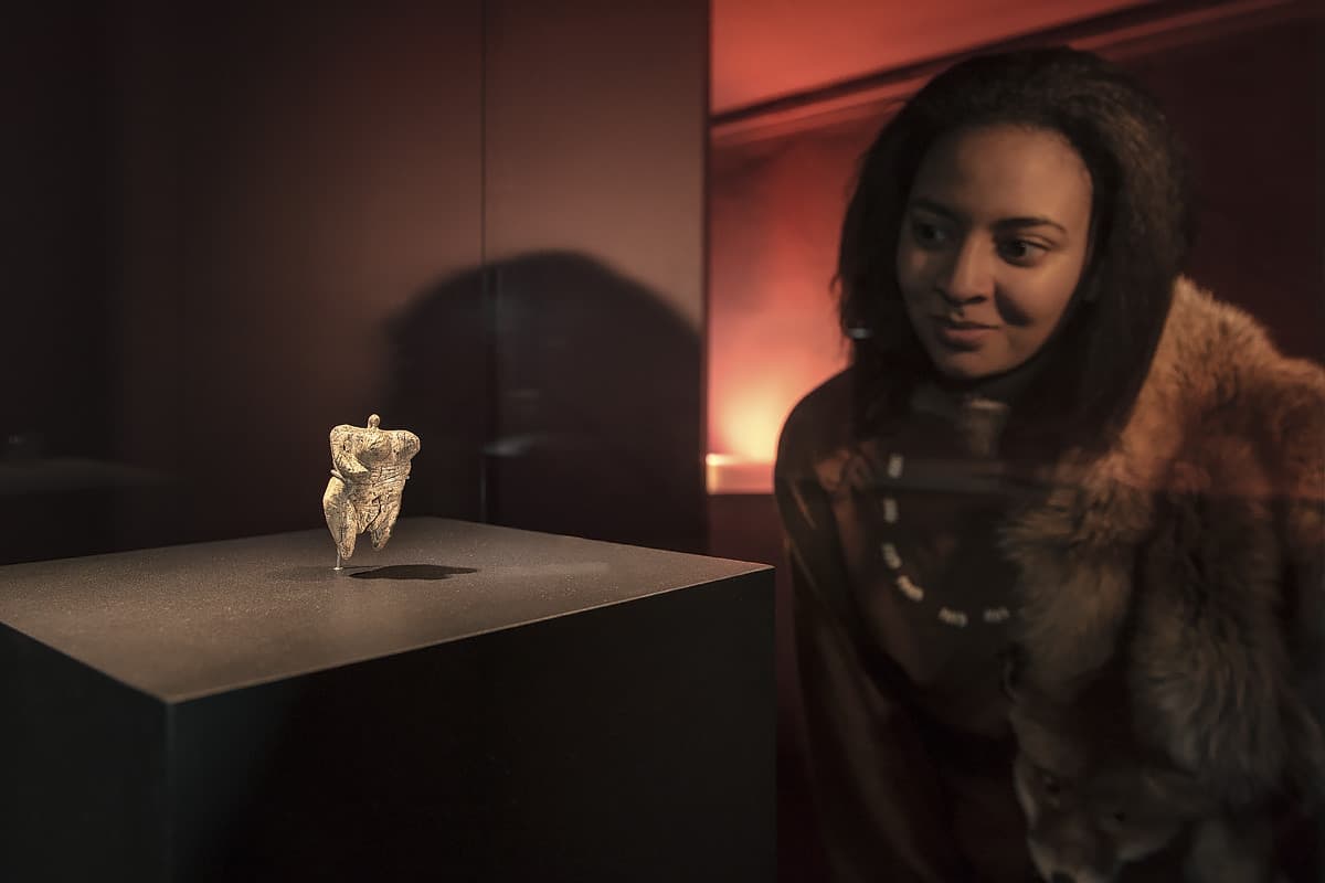 Venus of Hohle Fels in the Museum of Prehistory Blaubeuren