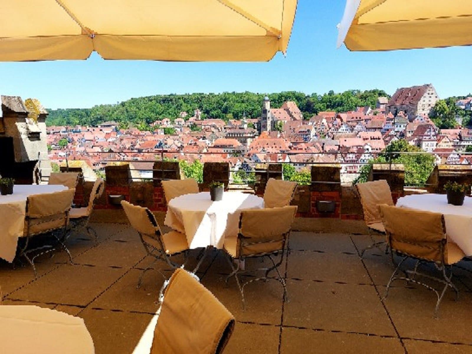 Dachterrasse Sudhaus an der Kunsthalle Würth