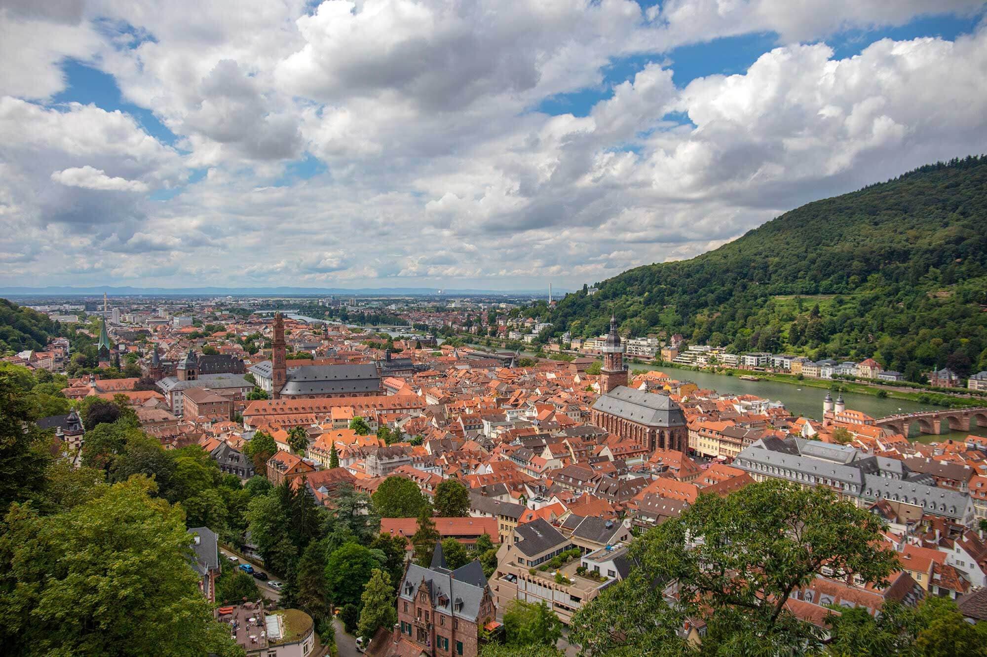 Blick auf Heidelberg