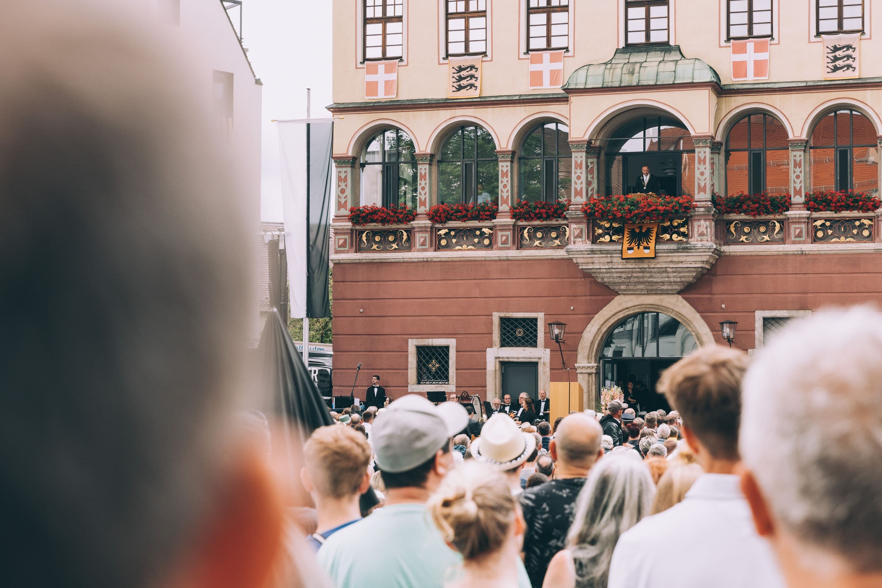 Schwörrede auf dem Ulmer Weinhof