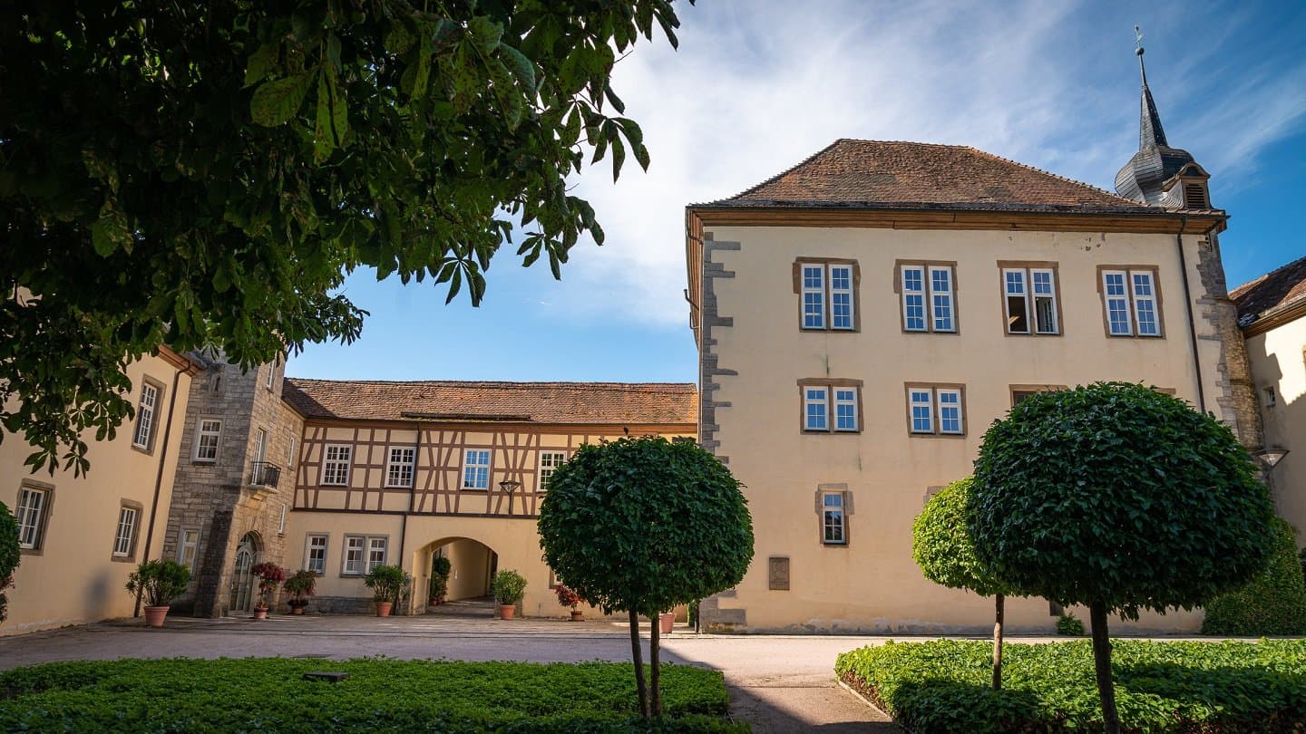 Schloss Schrozberg: Innenhof