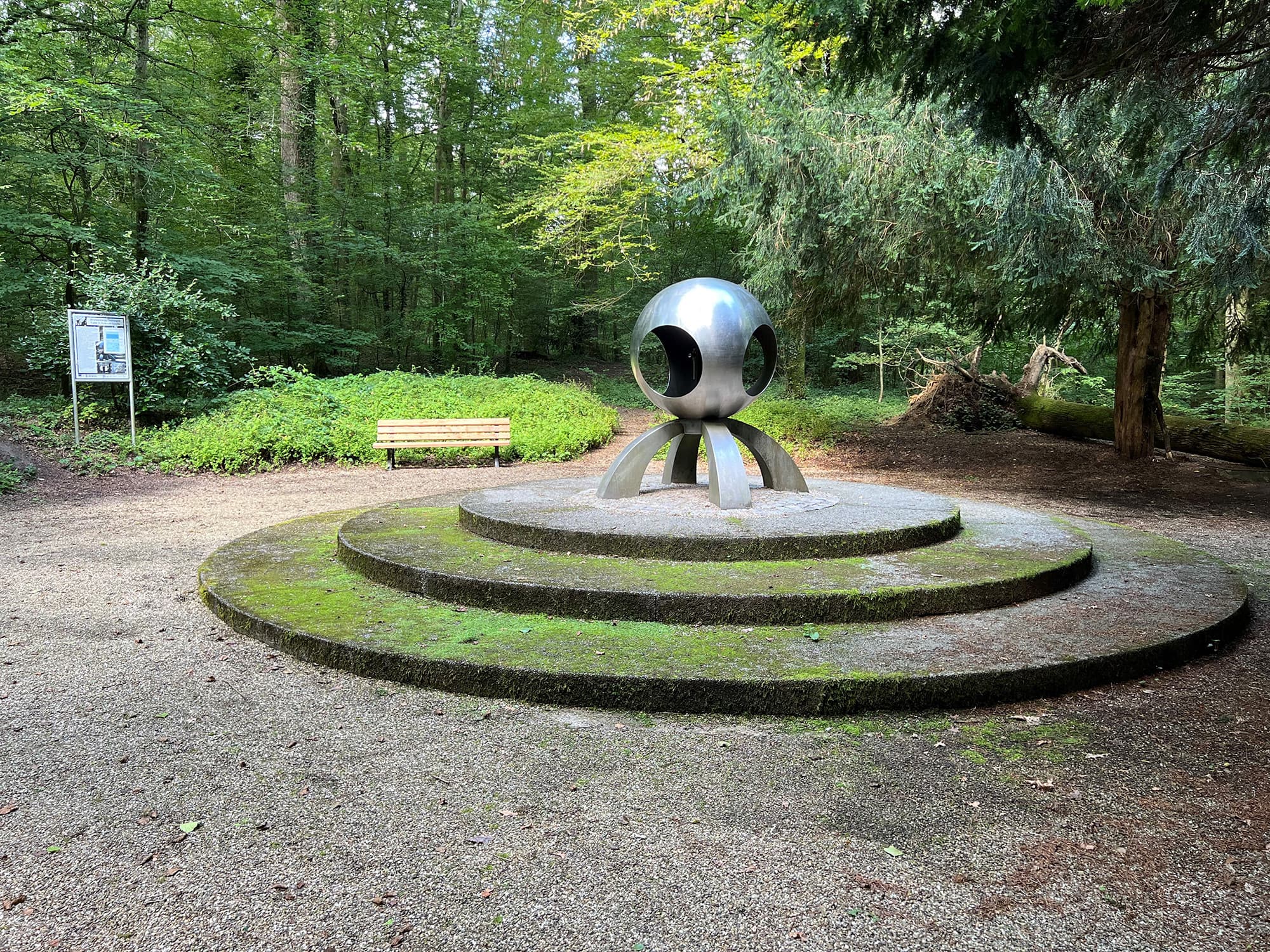 Blick auf die Schwefelquelle in Östringen