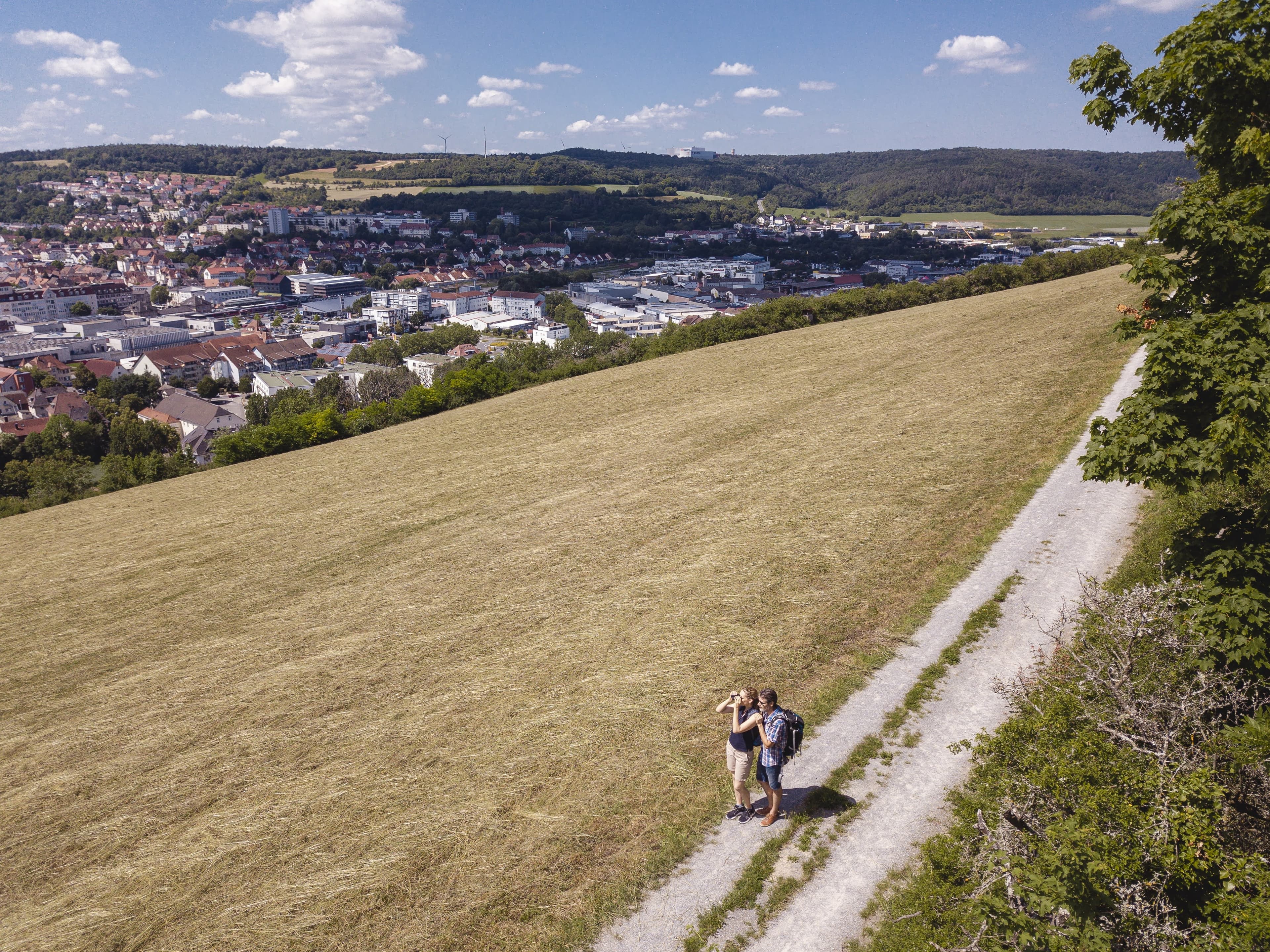 Panoramablick auf Bad Mergentheim vom Ketterberg