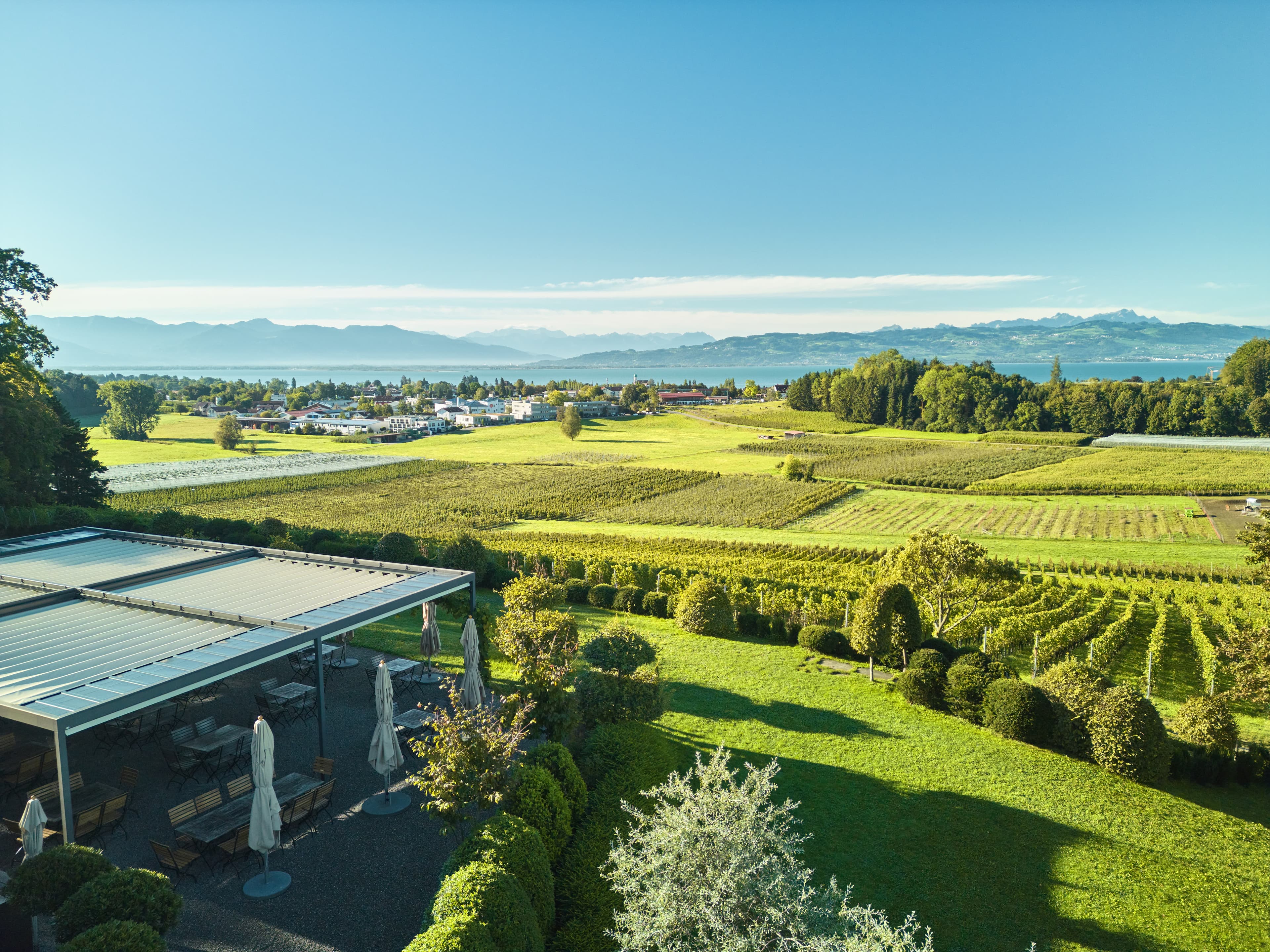 Luftaufnahme Pinot Wasserburg