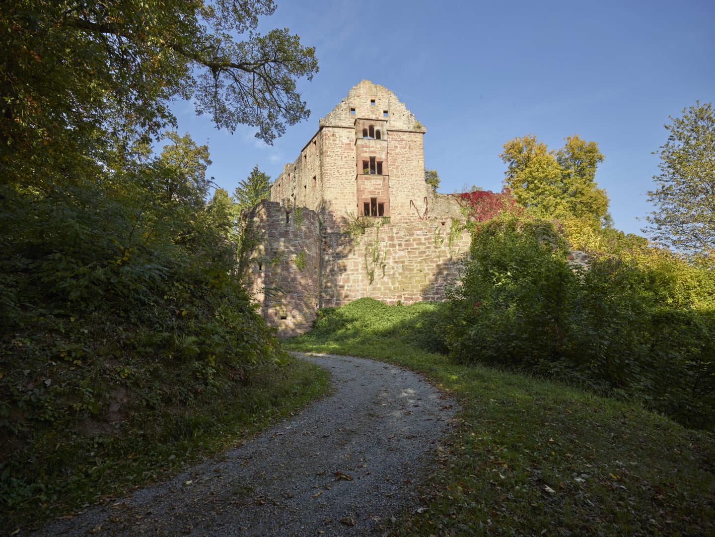 Minneburg castle near Neckargerach